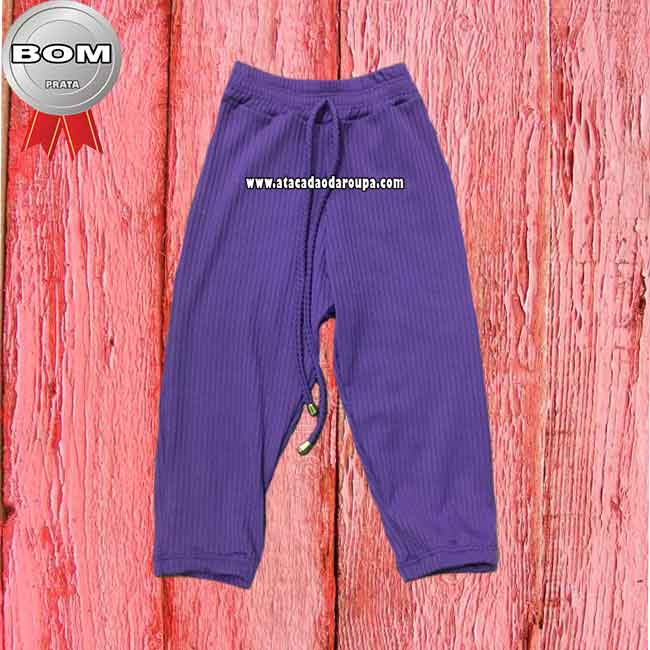 Calça Infantil Malha Canelada 2 a 6 Anos Calça Infantil Malha Canelada 2 a 6 Anos