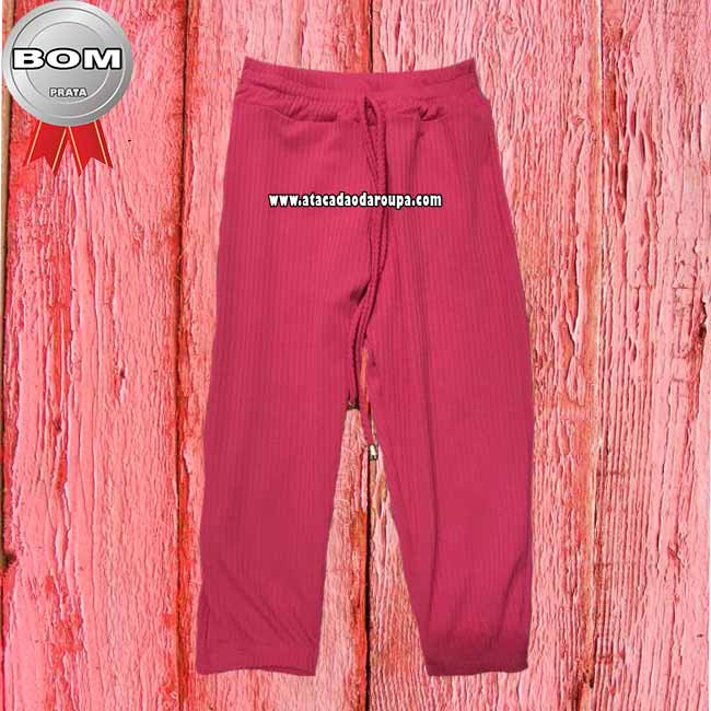 Calça Infantil Malha Canelada 2 a 6 Anos Calça Infantil Malha Canelada 2 a 6 Anos