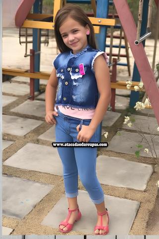 Calça Jeans Cigarrete Infantil