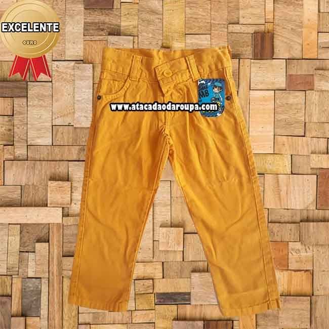 Calças Infantil Brim com Regulador Calças Infantil Brim com Regulador