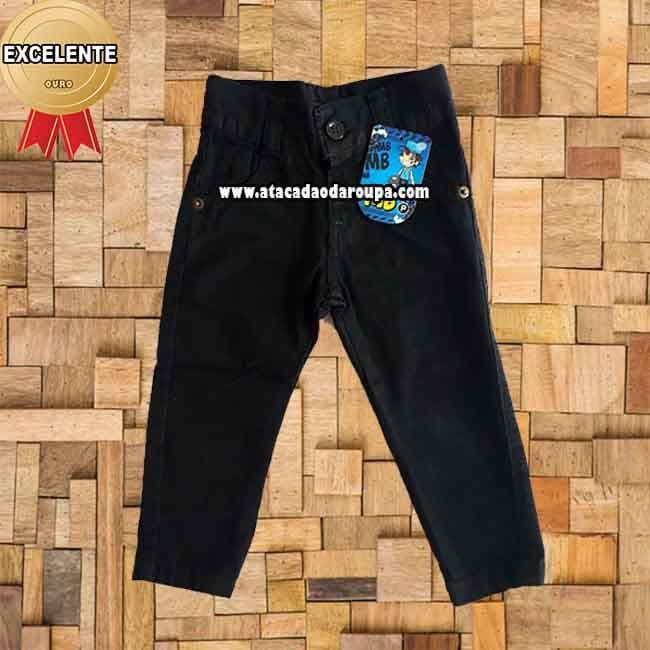 Calças Infantil Brim com Regulador Calças Infantil Brim com Regulador