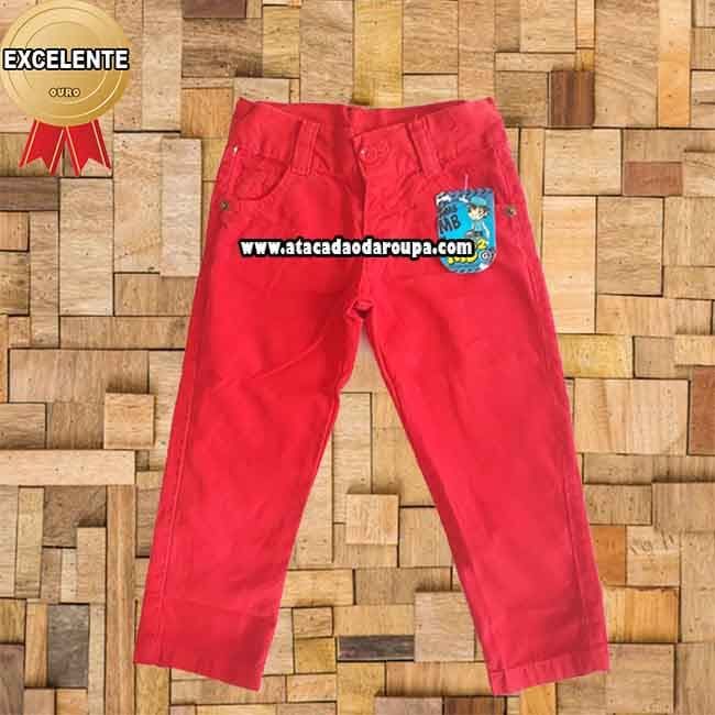 Calças Infantil Brim com Regulador Calças Infantil Brim com Regulador