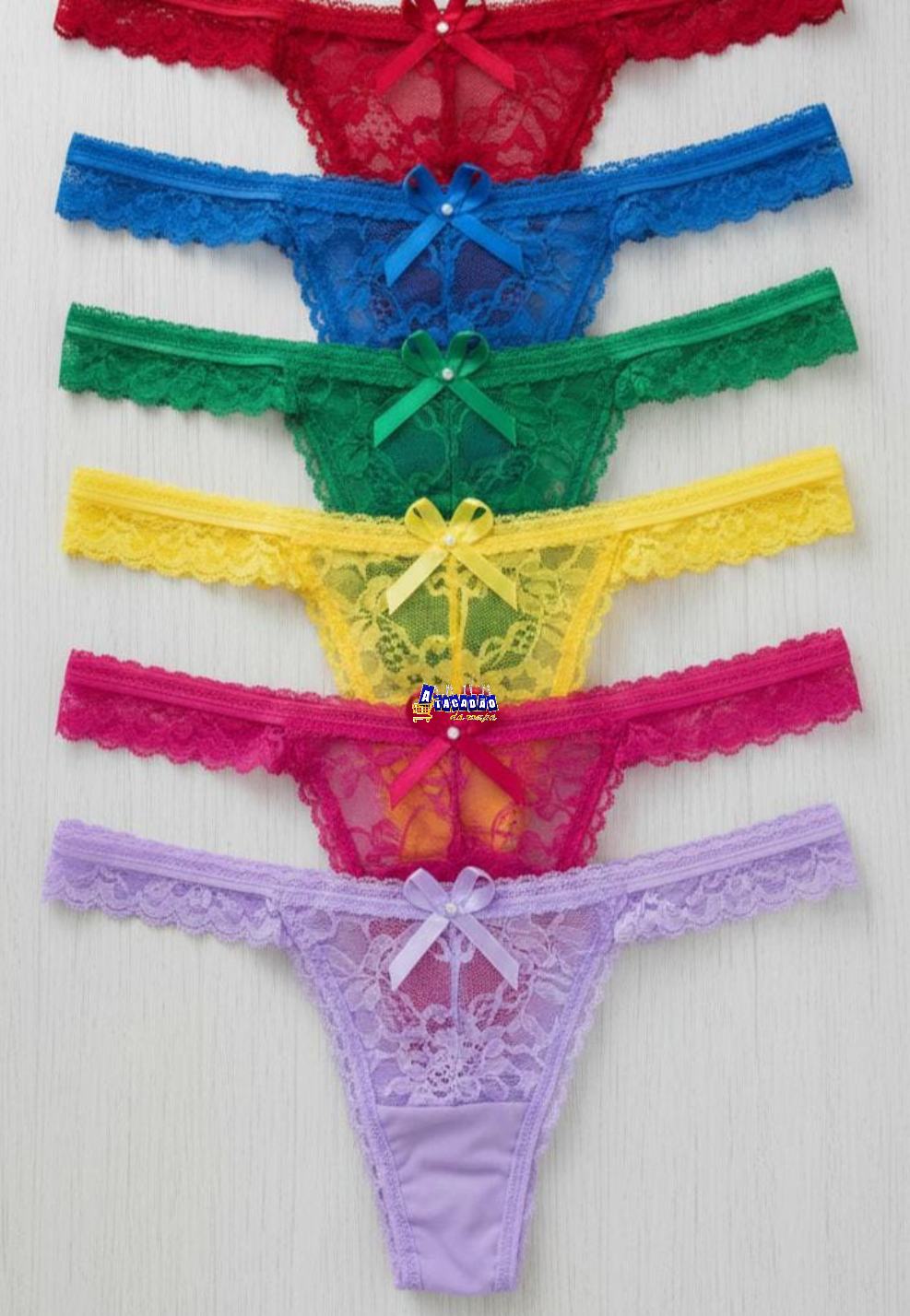 Calcinha Tanga Em Renda