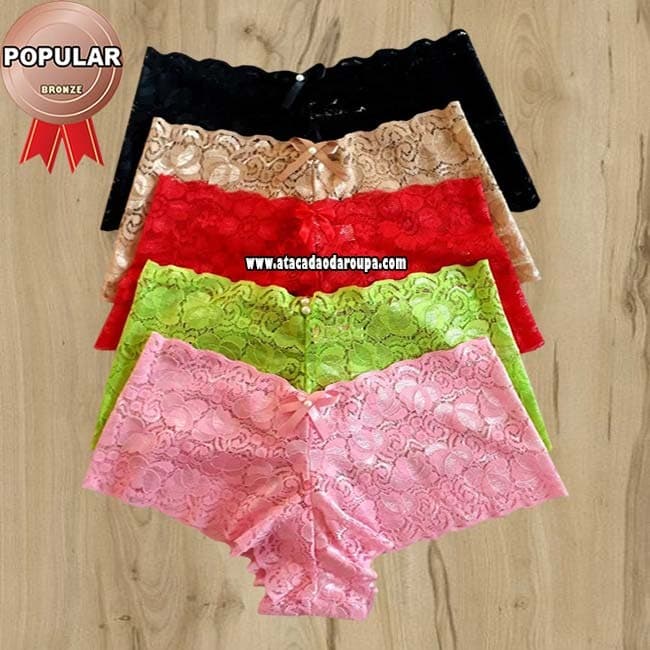 Calçinha Em Renda Shortinho Calçinha Em Renda Shortinho