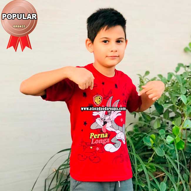 Camisa Viscolycra Infantil Camisa Viscolycra Infantil
