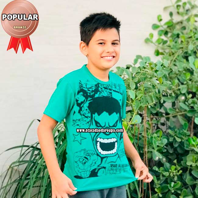 Camisa Viscolycra Infantil Camisa Viscolycra Infantil
