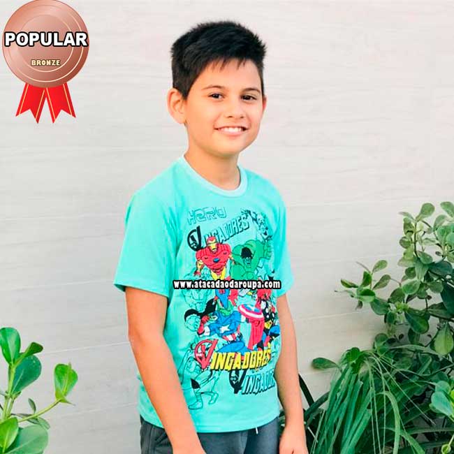 Camisa Viscolycra Infantil Camisa Viscolycra Infantil