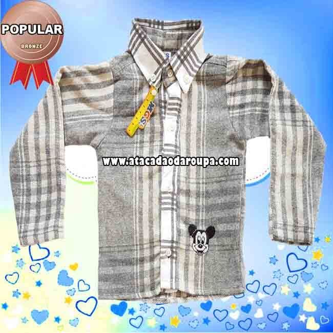 Camisa Infantil Social Manga Longa RN Camisa Infantil Social Manga Longa RN