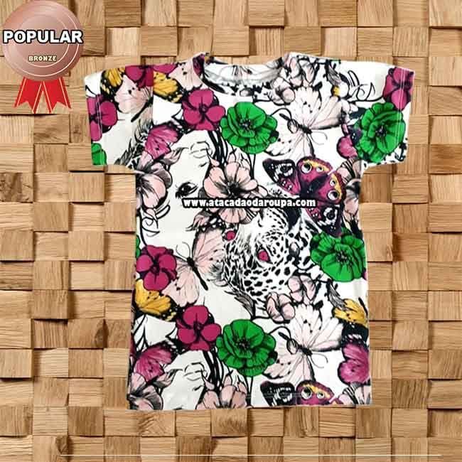 Camisa Infantil Floral Camisa Infantil Floral