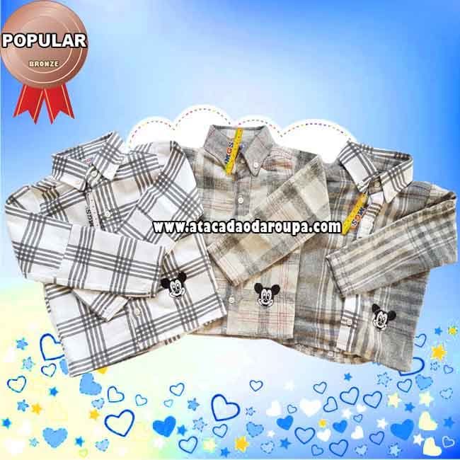 Camisa Infantil Social Manga Longa RN Camisa Infantil Social Manga Longa RN