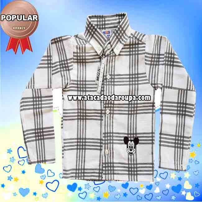 Camisa Infantil Social Manga Longa RN Camisa Infantil Social Manga Longa RN