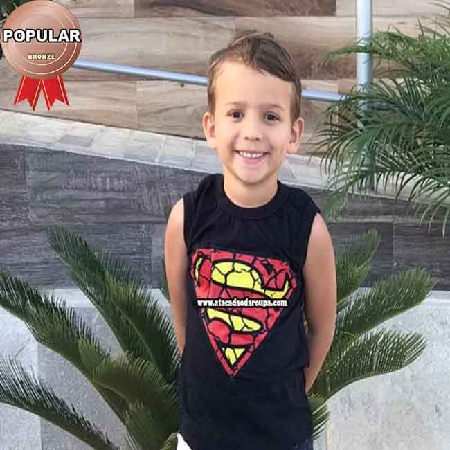 Regata Algodão Infantil 2 a 4 Anos Regata Algodão Infantil 2 a 4 Anos