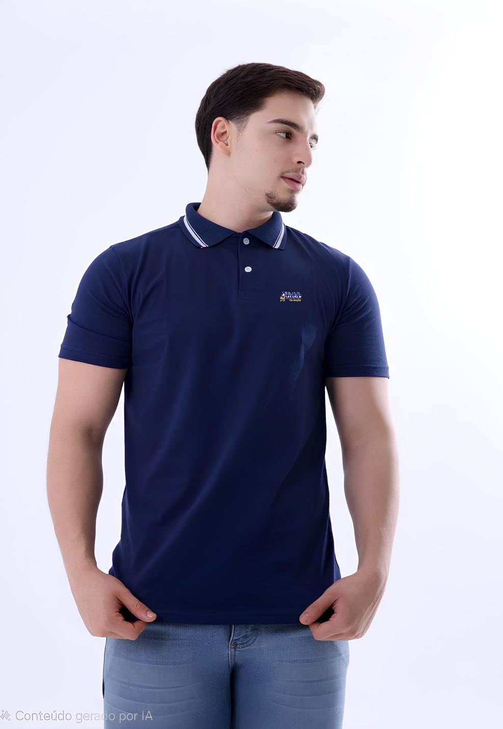 Camisa Gola Polo Piquet Masculina