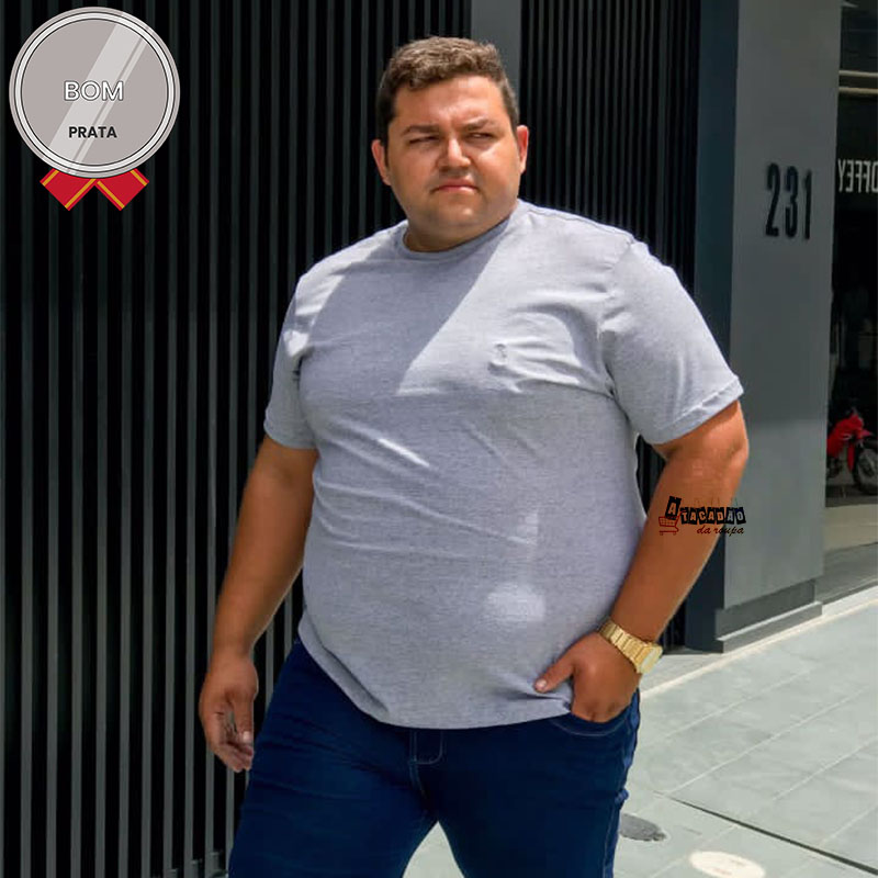 Camisa Masculina Lisa Algodão Plus Size Camisa Masculina Lisa Algodão Plus Size