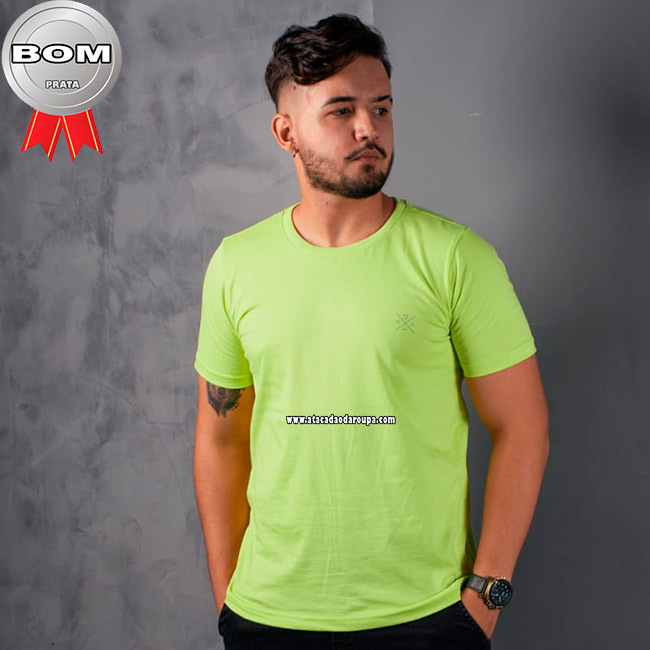 Camisas Masculina Malha Menegotti Fio 30 P/M/G Camisas Masculina Malha Menegotti Fio 30 P/M/G