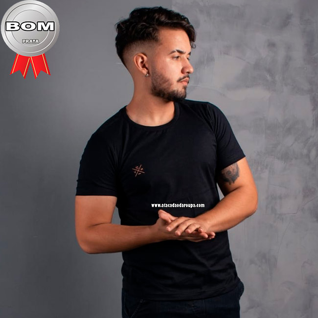 Camisas Masculina Malha Menegotti Fio 30 P/M/G Camisas Masculina Malha Menegotti Fio 30 P/M/G