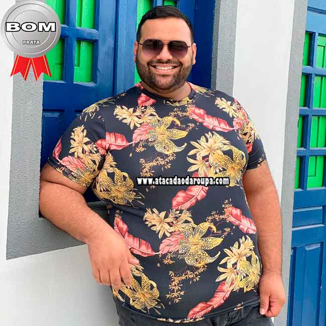 Camisa Masculina Plus Size GG/G2 Camisa Masculina Plus Size GG/G2