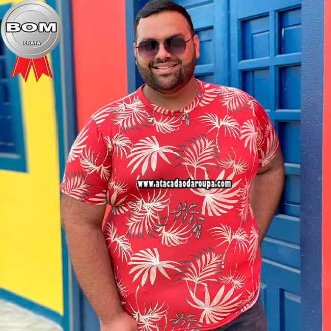 Camisa Masculina Plus Size GG/G2 Camisa Masculina Plus Size GG/G2