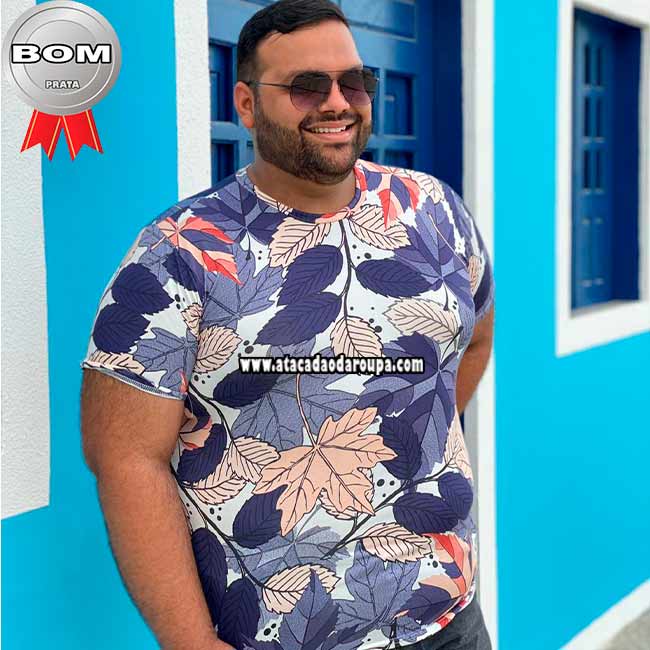Camisa Masculina Plus Size GG/G2 Camisa Masculina Plus Size GG/G2