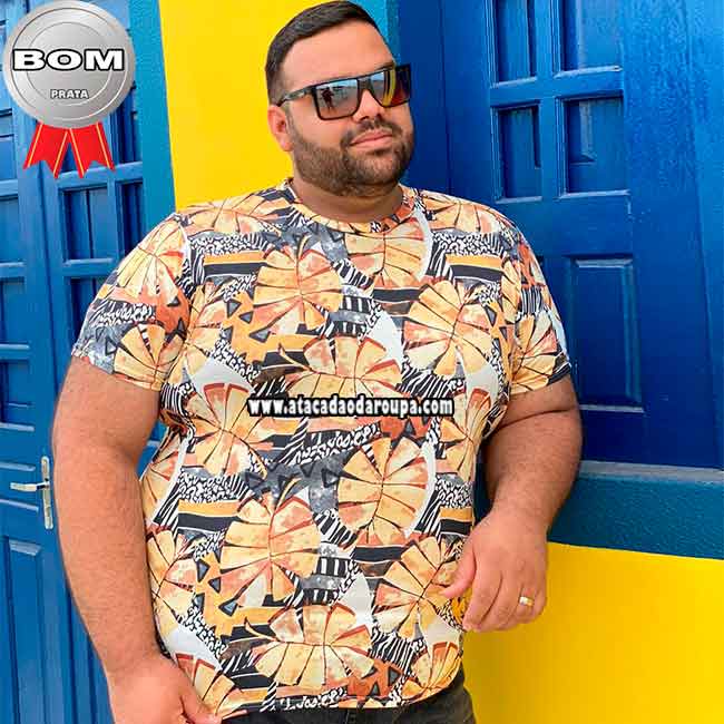 Camisa Masculina Plus Size GG/G2 Camisa Masculina Plus Size GG/G2