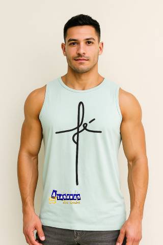 Camisa Regata Frases Evangélicas
