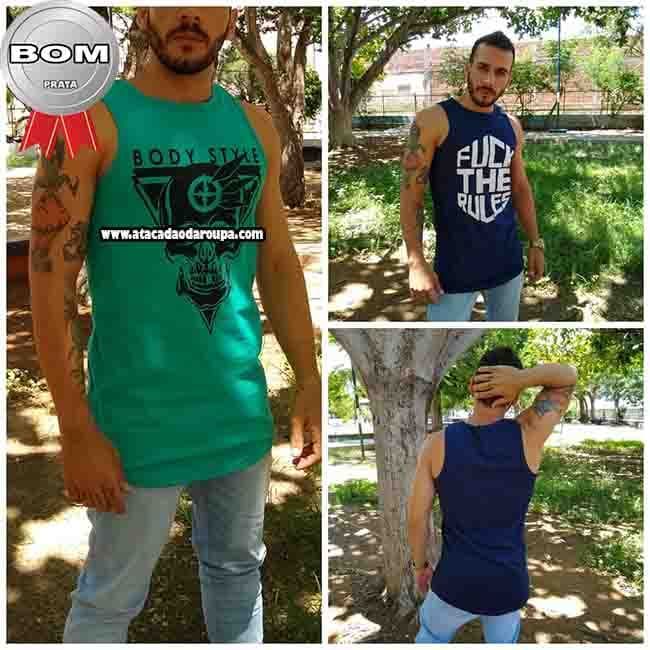 Camisa Regata Longline Camisa Regata Longline