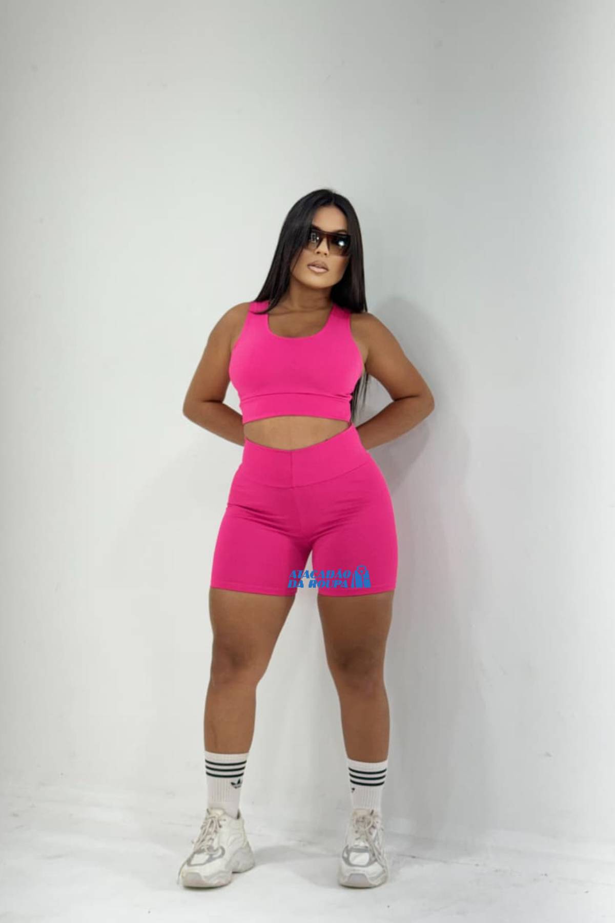Conjunto Fitness Feminino Liso Conjunto Fitness Feminino Liso