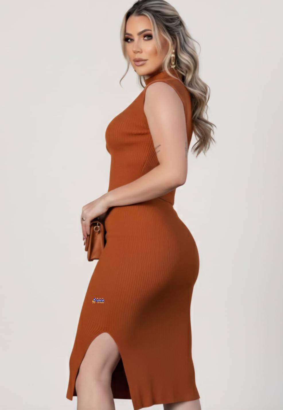 Conjunto Saia E Cropped Tricot Conjunto Saia E Cropped Tricot