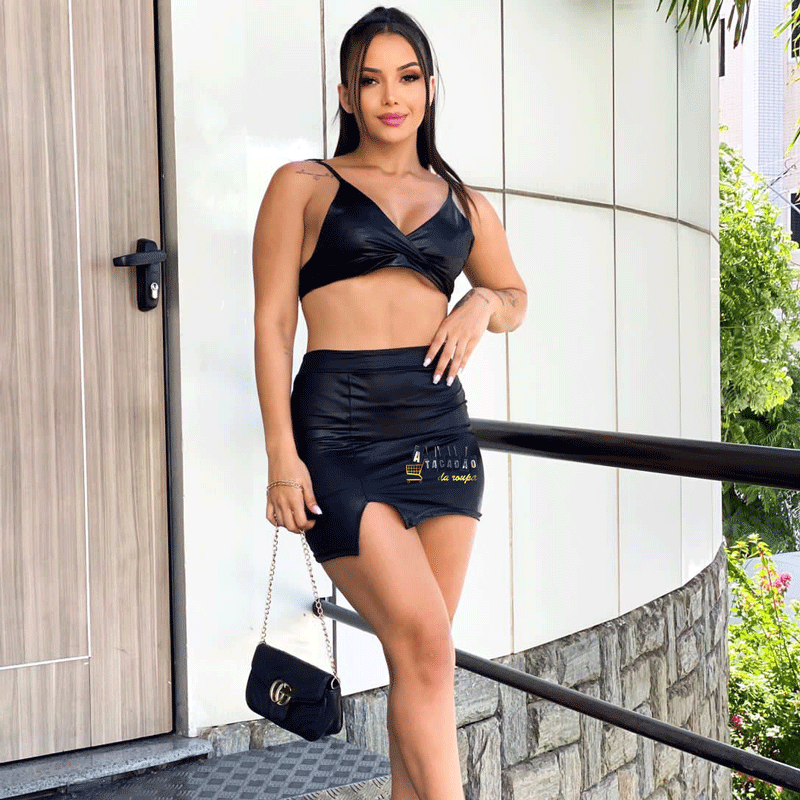 Conjunto Saia Feminino Cirre Conjunto Saia Feminino Cirre