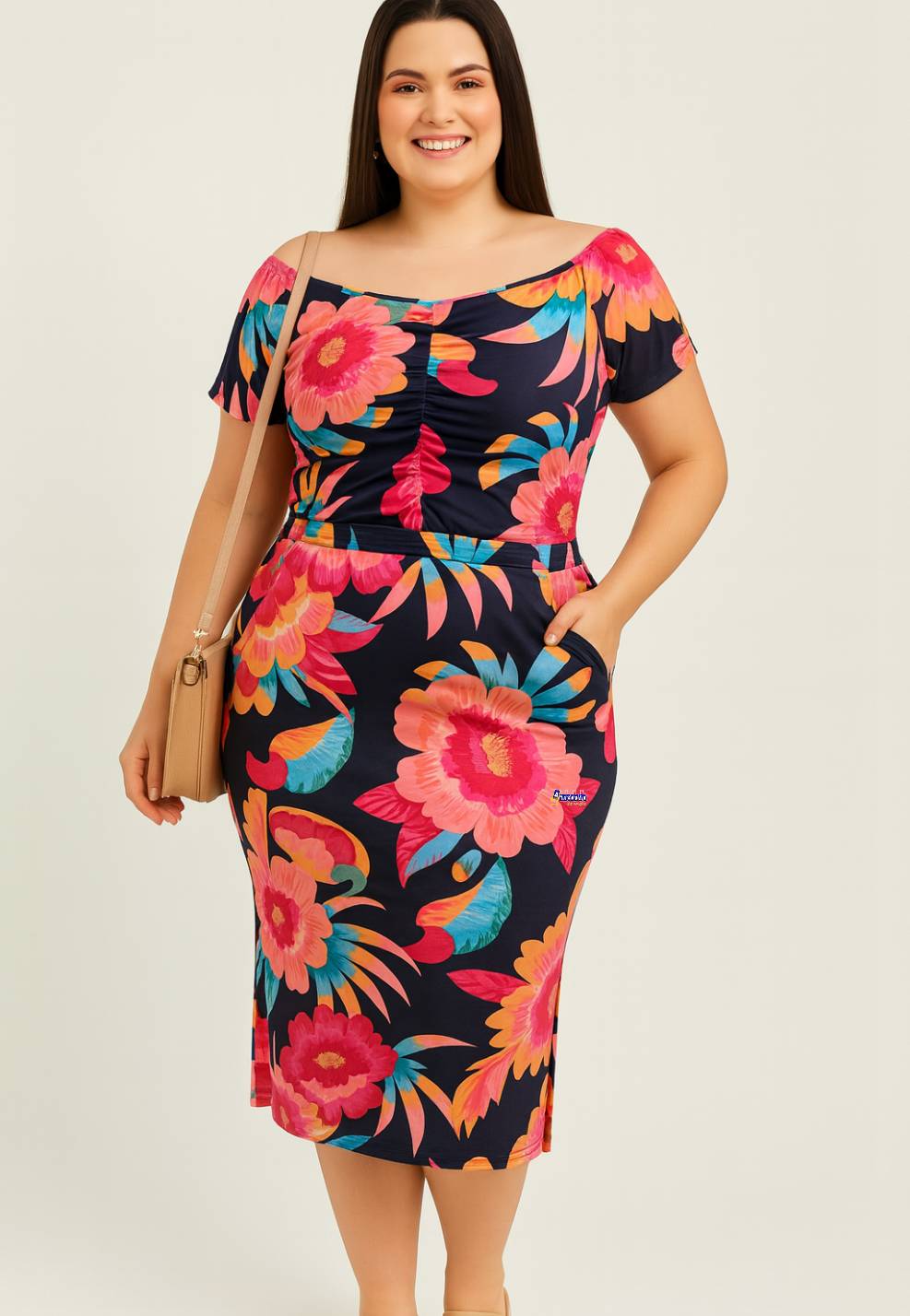 Conjuntos Saia Feminino Estampado