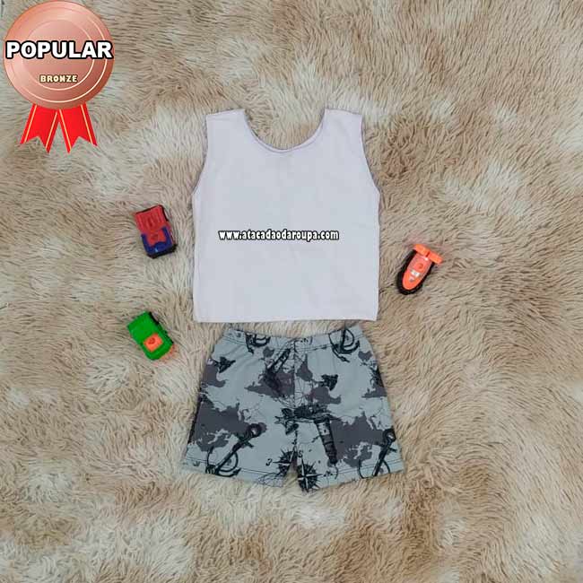 Conjuntinho Infantil Tactel e Algodão 1 a 4 Anos Conjuntinho Infantil Tactel e Algodão 1 a 4 Anos