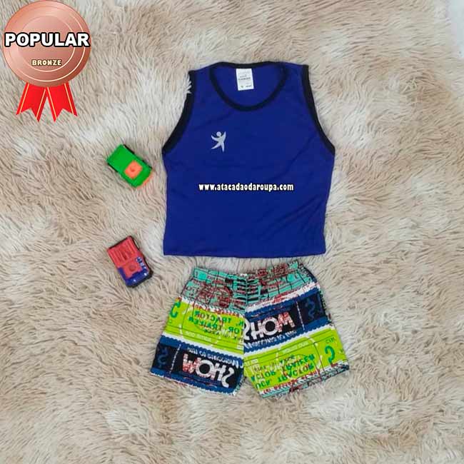 Conjuntinho Infantil Tactel e Algodão 1 a 4 Anos Conjuntinho Infantil Tactel e Algodão 1 a 4 Anos