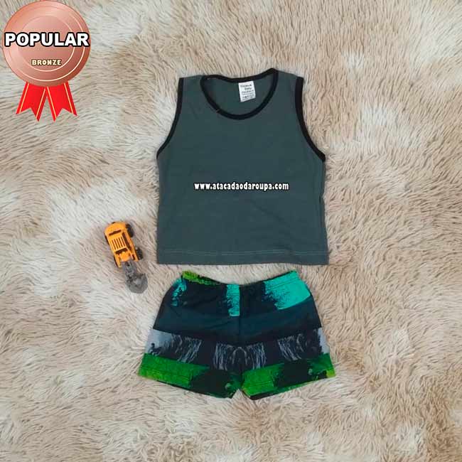 Conjuntinho Infantil Tactel e Algodão 1 a 4 Anos Conjuntinho Infantil Tactel e Algodão 1 a 4 Anos