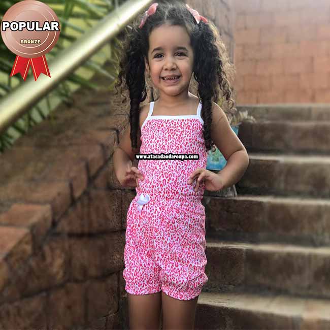 Conjunto Onçinha Infantil em Algodão 1 a 3 Anos Conjunto Onçinha Infantil em Algodão 1 a 3 Anos