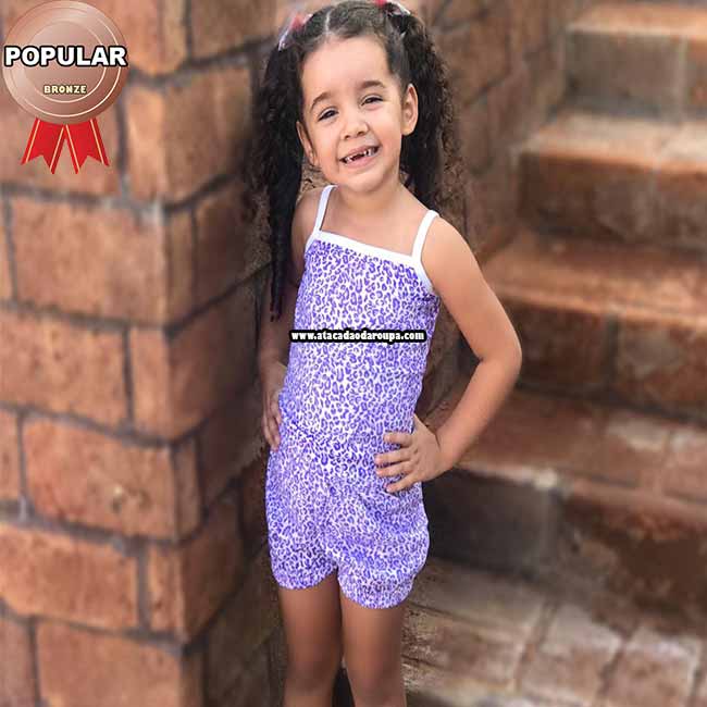 Conjunto Onçinha Infantil em Algodão 1 a 3 Anos Conjunto Onçinha Infantil em Algodão 1 a 3 Anos