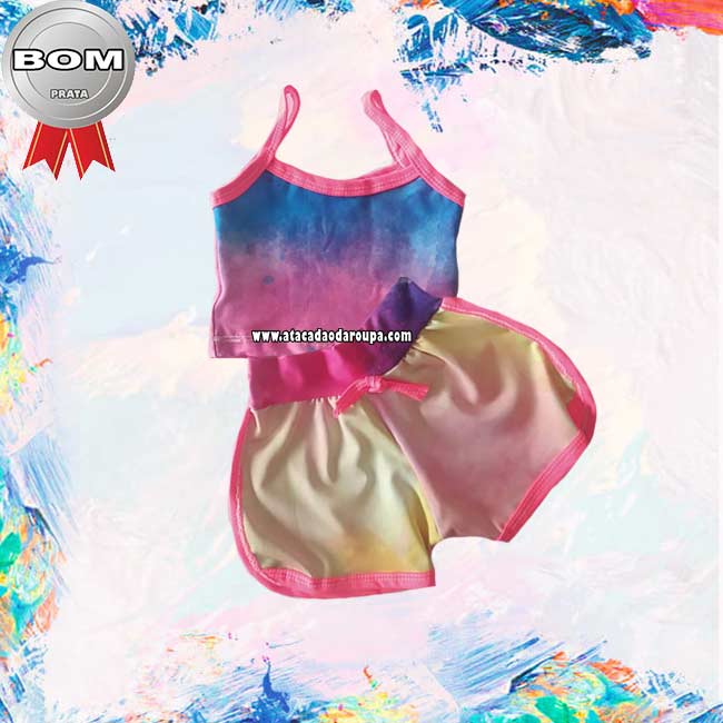 Conjuntinhos Infantil Tie Dye P/M/G 1 a 6 Anos Conjuntinhos Infantil Tie Dye P/M/G 1 a 6 Anos