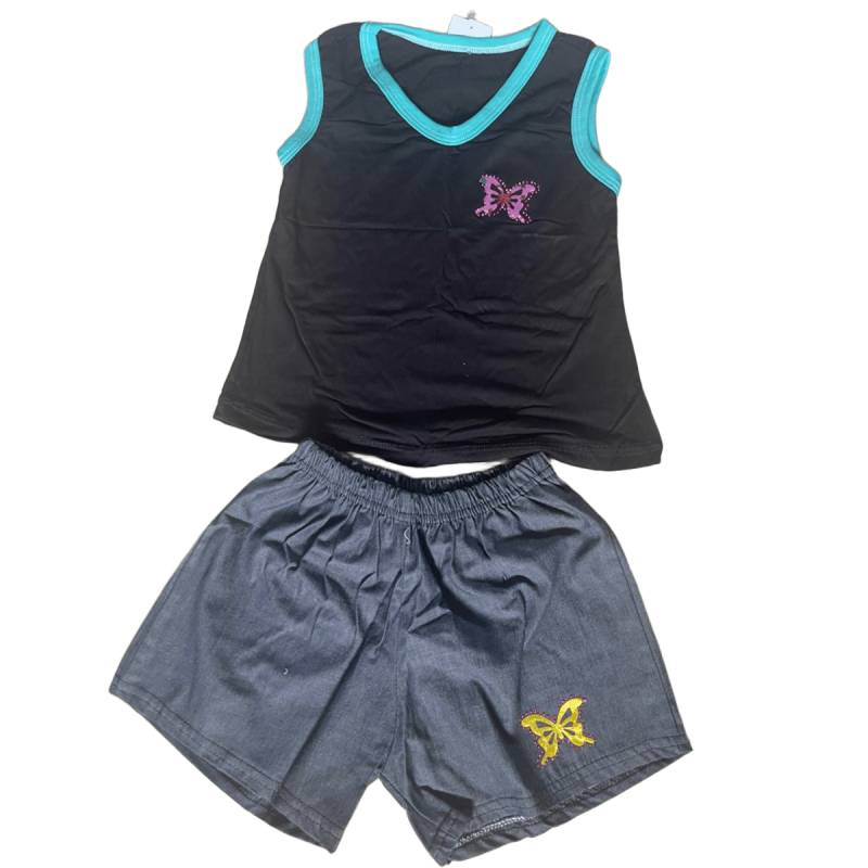 Conjunto Infantil Feminino de Algodão Conjunto Infantil Feminino de Algodão