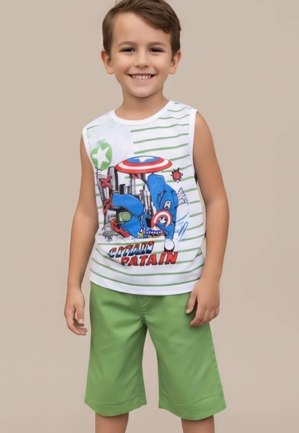 Conjunto Infantil Masculino Algodão