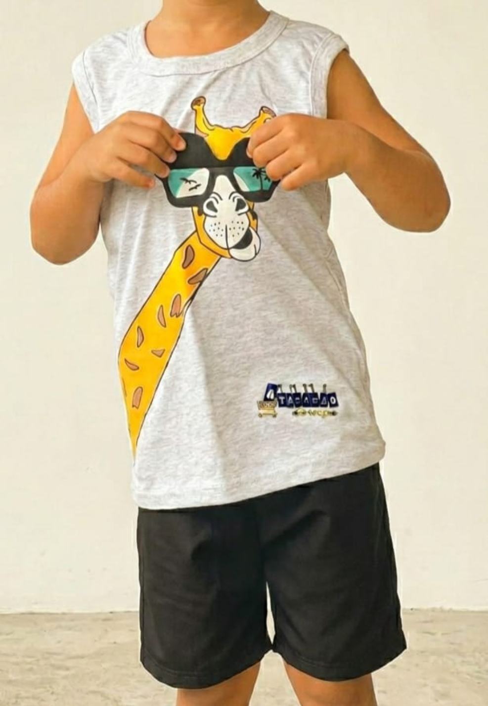 Conjunto Masculino Regata Estampa 3D Conjunto Masculino Regata Estampa 3D