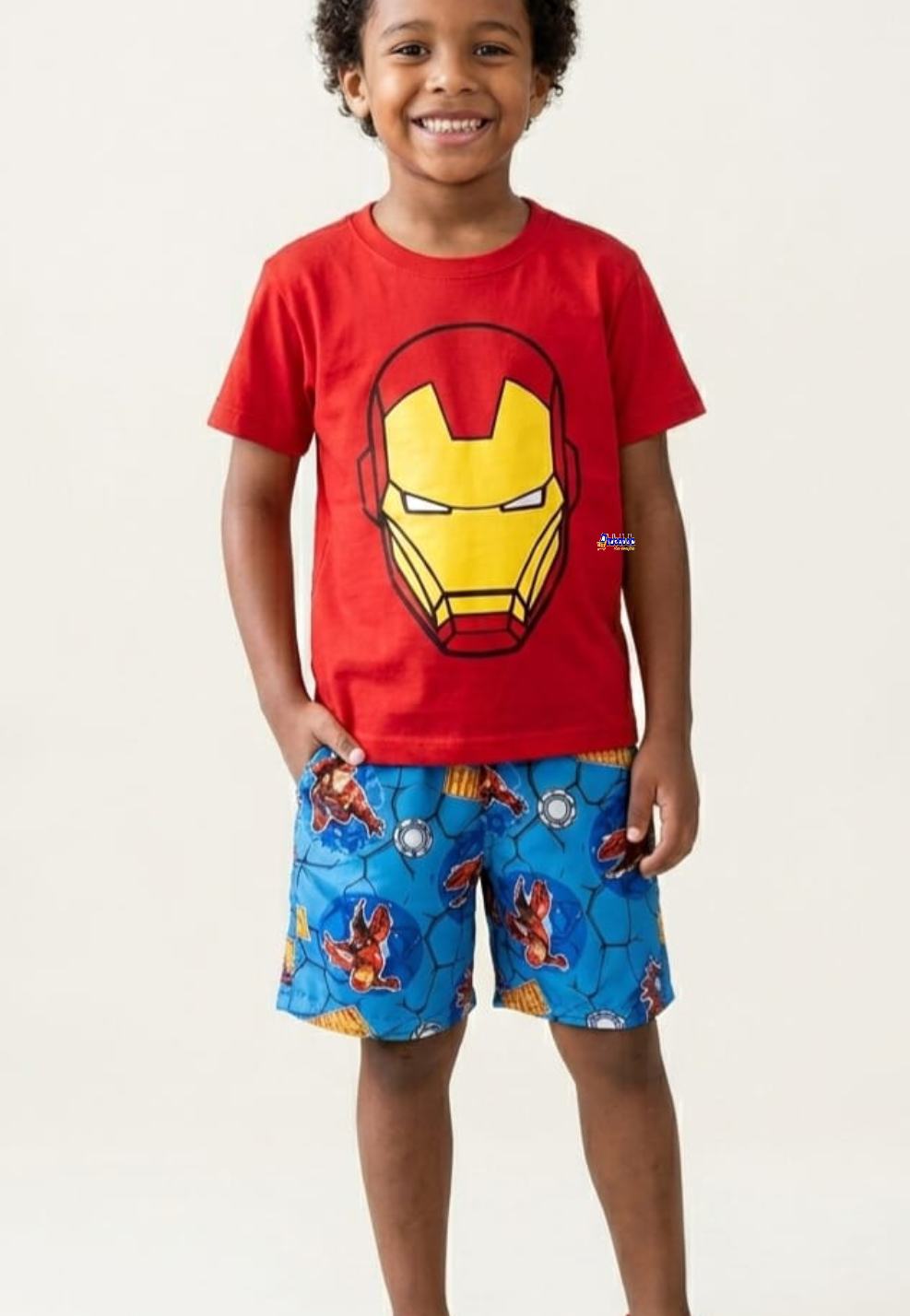 Conjunto Menino Personagens Com Manga Conjunto Menino Personagens Com Manga