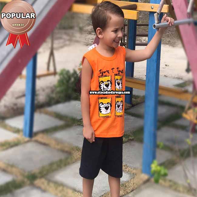 Conjunto Short e Regata Infantil
