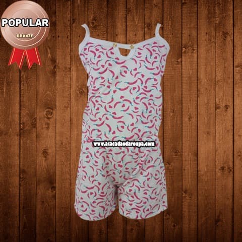 Macaquito Cotton Infantil 4 a 6 anos Macaquito Cotton Infantil 4 a 6 anos