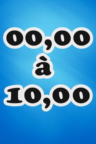 00,00 à 10,00