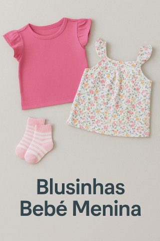 Blusinhas Bebê Menina