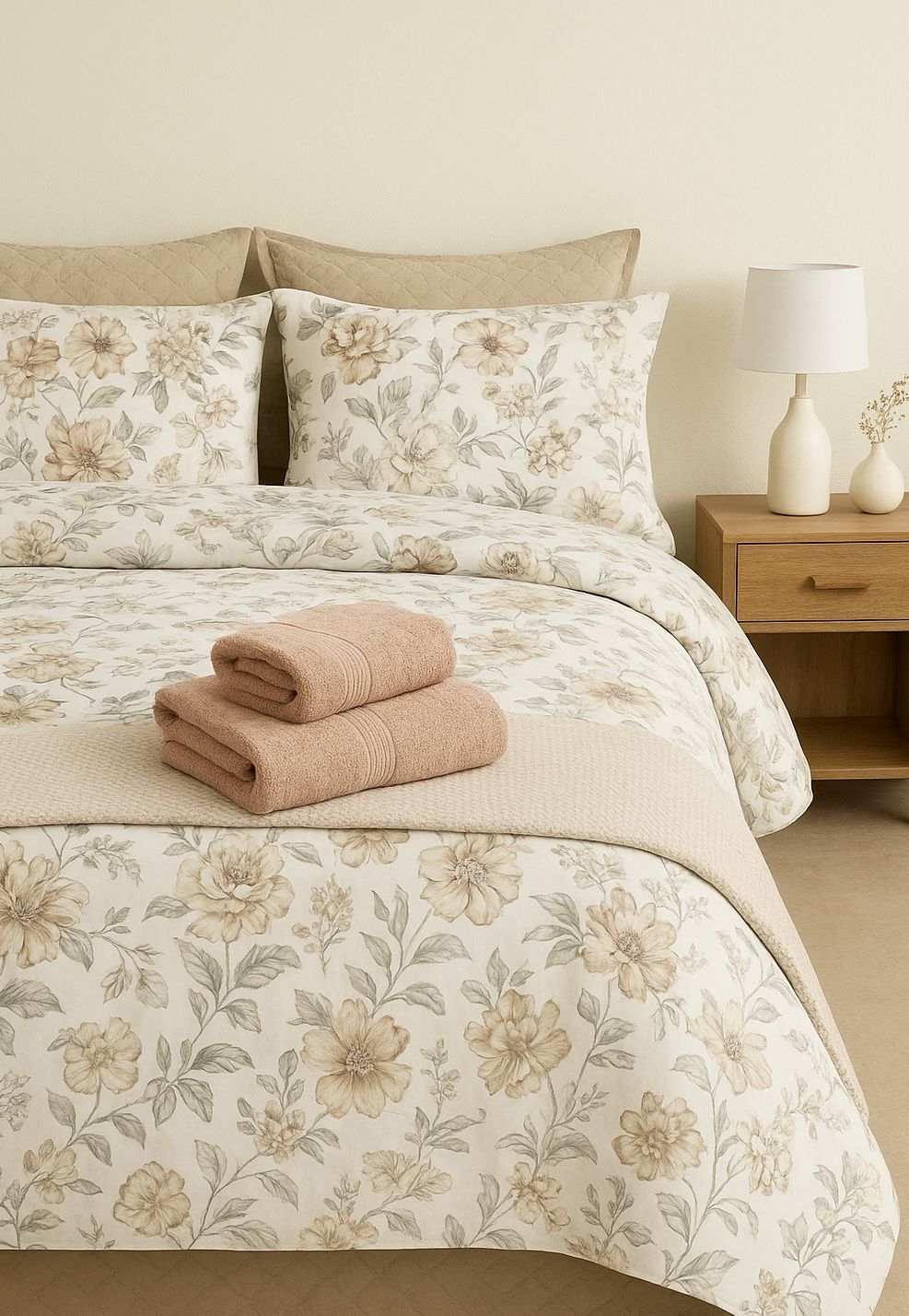 Cama,Mesa e Banho