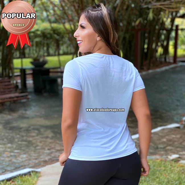Blusas Lisas Fitness M/G Blusas Lisas Fitness M/G