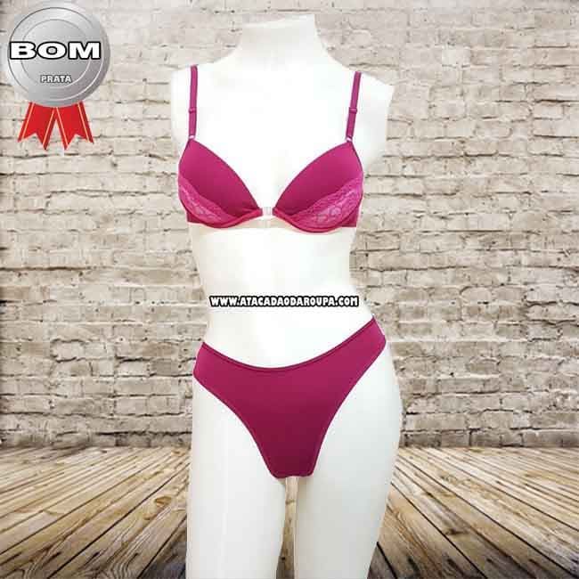 Conjunto Lingerie Microfibra P/M/G/GG
