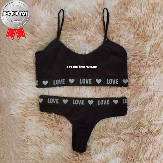 Lingerie de Microfibra Fio M Lingerie de Microfibra Fio M