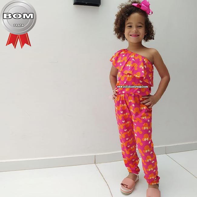 Macacão Longo Infantil 4 a 8 Anos Macacão Longo Infantil 4 a 8 Anos