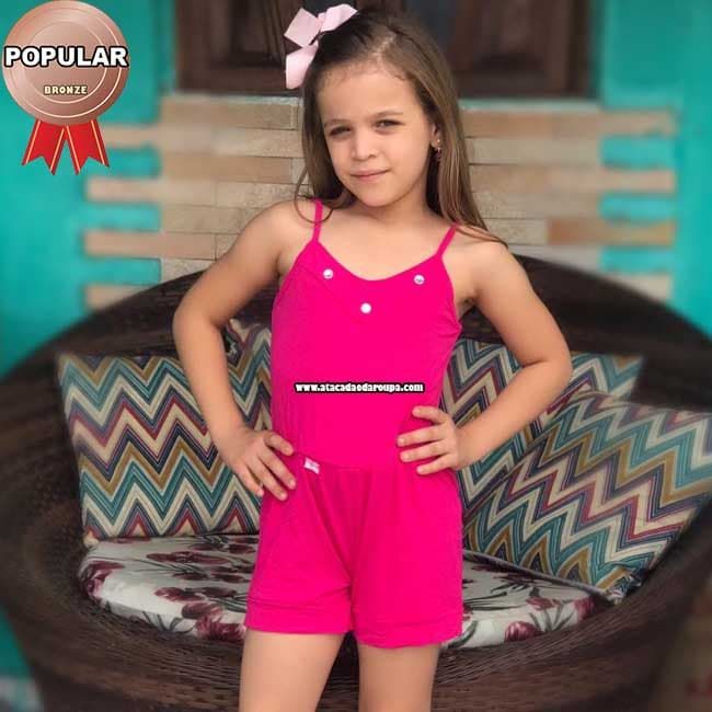 Macaquinho Infantil Liso 5 a 7 Anos Macaquinho Infantil Liso 5 a 7 Anos